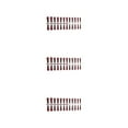 thumbnail image 4 of Justharion Coffin Nail Set Glossy Classic French Style Scratch Resistant Artificial Press-on Fingernails Manicure Stickers Type 2 3Set, 4 of 6