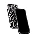 thumbnail image 5 of DesignSkinz Scratch-Resistant Hard Slim Case Compatible with iPhone 14 Pro (Compatible with MagSafe) - Simple Vector Zebra Animal Print, 5 of 9