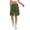 04# Dark Green, variant on HKYNLAG Women's Bermuda Long Shorts with Pockets Elastic Waisted Knee Length Shorts for Women Walking Athletic Lounge Yellow XL