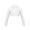 Ivory, variant on Aislor Kids Girls Long Sleeves Solid Color Crop Top Shirt for Dancing Workout Gymnastic 6-14 A Black 6