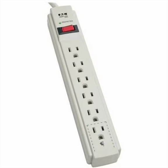 Tripp Lite series 6-Outlet Economy Surge Protectors - 6 x NEMA 5-15R - 1.80 kVA - 790 J - 120 V AC Input - 120 V AC Output - 4 ft (1.22 m)