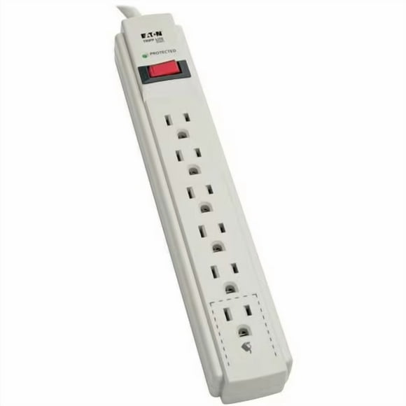 Tripp Lite series 6-Outlet Economy Surge Protectors - 6 x NEMA 5-15R - 1.80 kVA - 790 J - 120 V AC Input - 120 V AC Output - 4 ft (1.22 m)