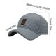 thumbnail image 3 of Gorra de Béisbol de Malla Ajustable y Transpirable, con Costuras Resistentes y Borde Tipo Sándwich, Ideal para Deportes Al Aire Libre, Circunferencia de 56-60 Cm, 1 Unidad, Azul, Negro y Gris., 3 of 6