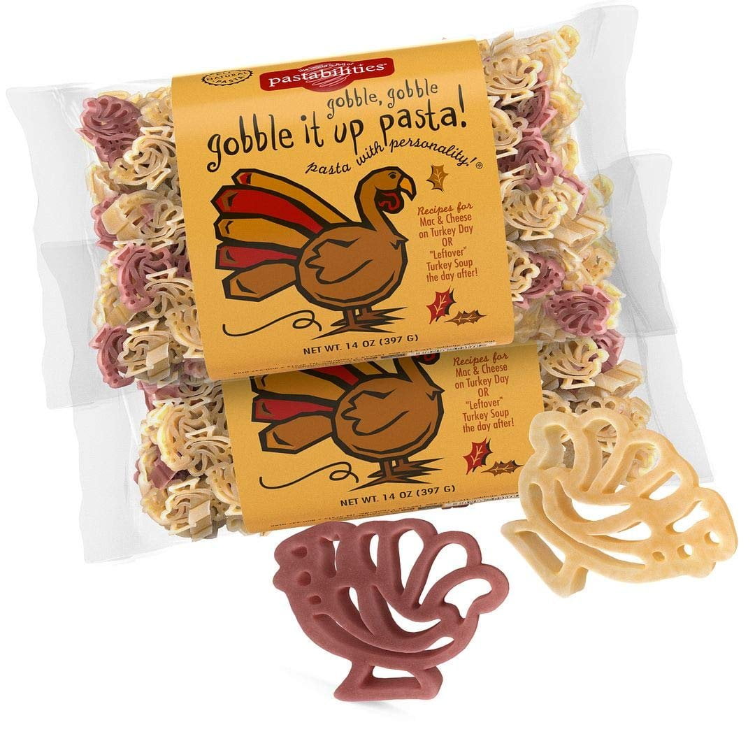 Pastabilities Gobble Turkey Pasta, Fun Shaped Turkey Noodles for Kids