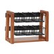 thumbnail image 5 of Organizer Vertical de Madera y Hierro con Seis Compartimentos Estante para Especias Caja para Azúcar y Organizador de Bolsitas Adecuado para, 5 of 9