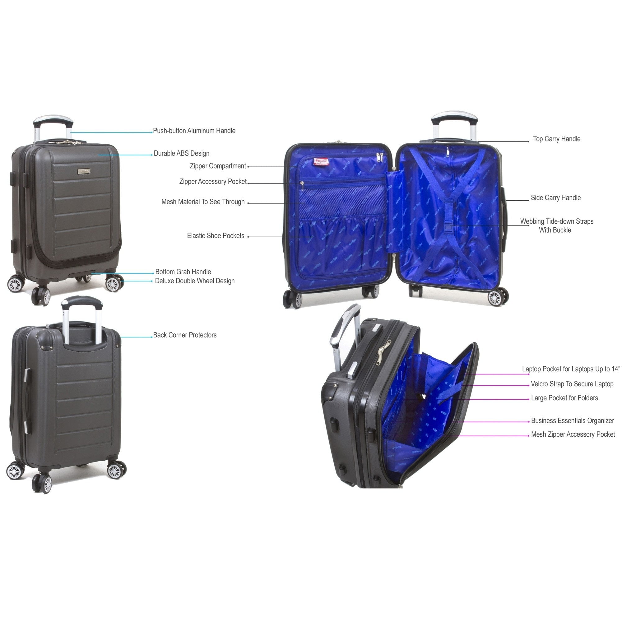 20 inch carry on luggage walmart