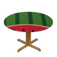thumbnail image 3 of HAOXIT Summer Fruit Watermelon Slice, Round Table Cloth Table Cover Waterproof Polyester Tablecloth for Restaurants Banquets 31-35, 3 of 8