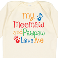 thumbnail image 4 of Inktastic My Meemaw and Pawpaw Love Me Boys or Girls Long Sleeve Baby Bodysuit, 4 of 5