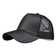 thumbnail image 6 of Ludlz Women Summer Baseball Cap Anti UV Mesh Ponytail Hat Adjustable Outdoor Sports, 6 of 7