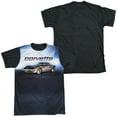thumbnail image 2 of Chevrolet Blue Vette Check Flag Unisex Adult Halloween Costume Sublimated T Shirt, 2 of 4
