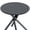 Black, variant on Ktaxon Mid-Century Modern Side Table, Sofa Side Round Table 23.6" Farmhouse End Table with Cross Legs, Adjustable feet for Livinng Room, Bedroom, Home, Walnut