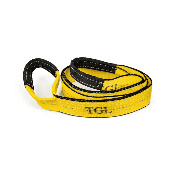 TGL 3 inch, 8 Foot Tree Saver Strap, Emergency Tow Strap with Loops 30,000 lbs for Truck, UTV, ATV