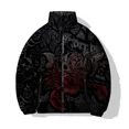 thumbnail image 2 of Chaquetas modernas y versátiles para hombre Abrigos para hombre con estampado de araña personalizado Abrigo para hombre con estampado de escorpión elegante, cómodo y cálido, 2 of 4