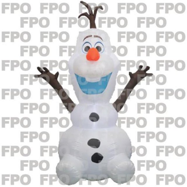 Gemmy 9463357 48 in. Sitting Olaf Christmas Inflatable Fabric