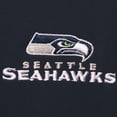 thumbnail image 3 of Men's Dunbrooke College Navy/Neon Green Seattle Seahawks Big & Tall Alpha Full-Zip Hoodie Jacket, 3 of 4