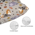thumbnail image 3 of cute cat Pillow cases pillow covers Standard Size pillow case pillow protector, Soft ,with Zipper pillowcase 20"x30", 3 of 6