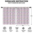 thumbnail image 2 of Blackout Kids Curtains,Purple Cartoon Unicorn Planet Pattern Childrens Insulated Curtains Set Of 2,Bedroom Essentials,Toddler Room Decor 42"x54", 2 of 5