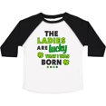 thumbnail image 3 of Inktastic The Ladies Are Lucky That I Was Born St Patricks Day Baby Boy Boys Toddler T-Shirt, 3 of 5