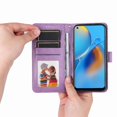 thumbnail image 5 of Funda tipo cartera GANGXUN para OPPO Reno 6 Lite , diseño girasol, cuero PU, soporte, cierre magnético, tarjetero, 5 of 5