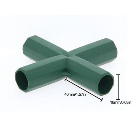 

16MM PVC Fitting 5 Types Stable Support Heavy Duty Greenhouse Frame Building Connector