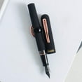 thumbnail image 6 of Conklin Mark Twain Crescent Filler Superblack Rose Gold Fountain Pen, 6 of 9