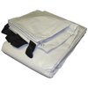 Hay Cover 691850 18'x50' White/Black Extra Heavy Duty Tarp Hay Cover Reversible