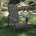 thumbnail image 2 of Lakewood Rustic Adirondack Chair - Rustic Wine, 2 of 11