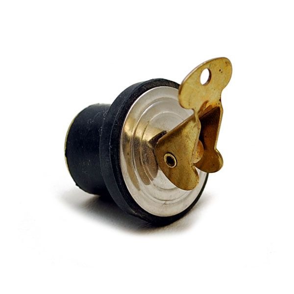 Tracker 44664 Brass 3/4 Inch Boat Snap Handle Baitwell / Livewell Drain