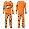 thumbnail image 4 of Matching Halloween Pajamas Set for Whole Family, Breathable Long Sleeve Halloween Family Pajamas with Ghost Hat Cup Print, Fun Family Halloween Pajama Set Party, 4 of 4