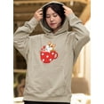 thumbnail image 2 of Corgi Pup In Big Red Mug Hoodie Women -Image by Shutterstock, Female Medium, 2 of 4