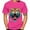 Hot Pink, variant on Big and Tall Shirts for Men Male's T Shirt Round Neck Short Sleeve Cool Animal Printing Street Art Sports Shirt Men Tees Men's Workout Shirts Night for Sleepwear T Casual Night Mens Casual L