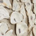 thumbnail image 5 of DecMode Cream Shell Handmade Abstract Circular Shell Wall Decor with Beige Linen Backing and Black Frame, 5 of 14
