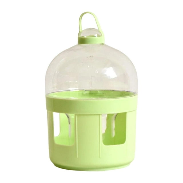 Dispensador de agua para palomas, comedero y bebedero, recipiente para mascotas, para aves de corral 2 litros