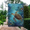 thumbnail image 5 of Personalized Sea Turtle Garden Flag 12 x 18 Inch Double Sided Small Yard Flag Outdoor Garden Banner for All Seasons, 5 of 5