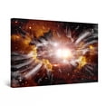 thumbnail image 1 of Startonight Canvas Wall Art Abstract - Galaxy X Brown Universe and Light - Large Framed 32" x 48", 1 of 6