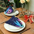 thumbnail image 3 of Coolnut Mardi Gras Cloth Napkins Set of 1, Oversized Washable Reusable Polyester Dinner Table Napkins for Family, Restaurant, Party Decor, 20 x 20 Inch, 3 of 7