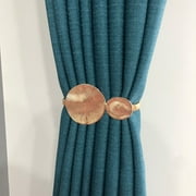 JeashCHAT Curtain Tiebacks Decorative Window Curtain Holdback Buckle Tie Back Holder for Home and Office 1Pc Gold