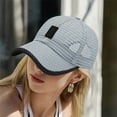 thumbnail image 4 of KCGYNP Sun Hat UV Protection,Breathable Mesh Baseball Cap Adjustable,14.57x4.33in,Lightweight Sport Outdoor, 4 of 6