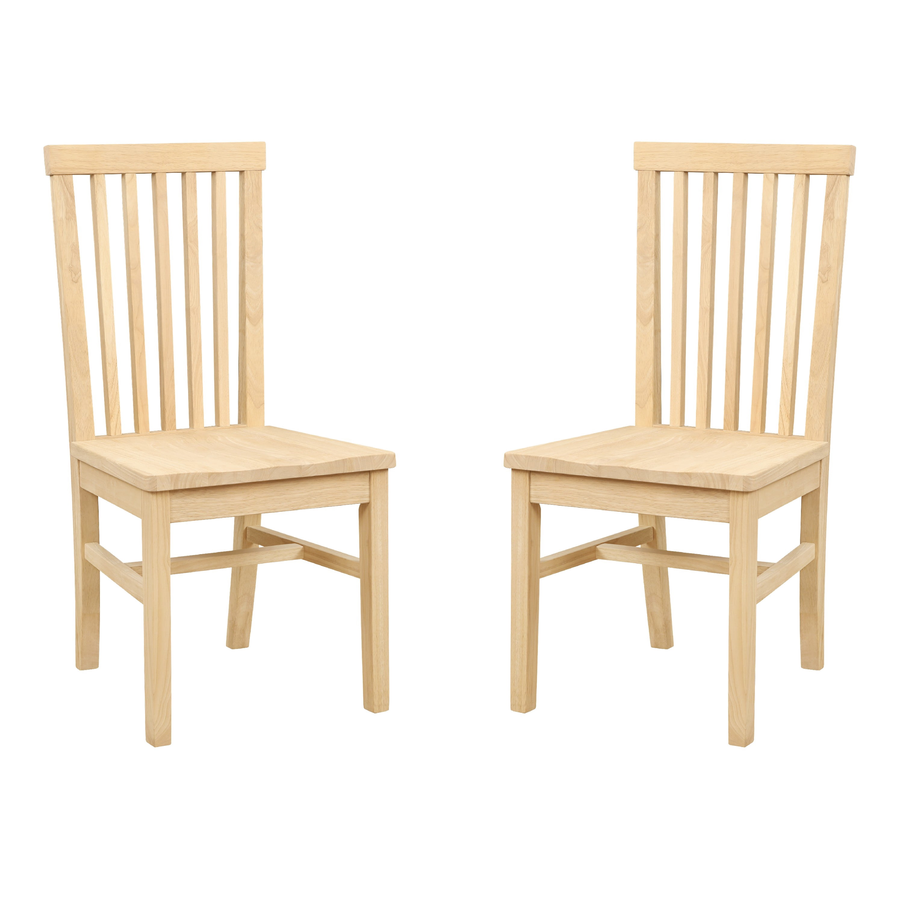 Linon Talley Dining Chair, Set of 2, Unfinished
