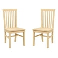 thumbnail image 2 of Linon Talley Dining Chair, Set of 2, Unfinished, 2 of 12