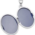 thumbnail image 5 of 14K White Gold Polished Oval Locket (28 X 17.1) Made In China xl352, 5 of 6