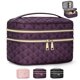 thumbnail image 1 of Cosmetiquera Bolsa de Maquillaje Grande Bolsa de Cosméticos de Viaje para Mujer Doble Capa Portátil Multifunción Bolsa de Maquillaje de Viaje Bolsa de Tocador Neceser portátil, 1 of 7