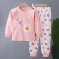thumbnail image 2 of HFHAPW Baby Boy Girl Girl Sleepwear 2Pcs Pajama Set Fall Winter Long Sleeve Pullover Top and Pants Print Pjs Jammies, 2 of 4