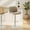 Vintage Taupe/Oak, variant on Brock Adjustable Swivel Vintage Dark Brown Curved Back Wood Bar Stool with Faux Leather Seat