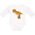 thumbnail image 3 of Inktastic Roaring T-Rex Boys or Girls Long Sleeve Baby Bodysuit, 3 of 5