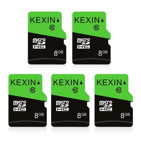 Tarjeta micro SD KEXIN de 8 GB, paquete de 5 con adaptador SD UHS-I C10