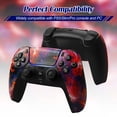 thumbnail image 2 of Game Controller Compatible with P5 Pro/Slim/PC, Wireless Controller with Dual Vibration/6-Axis Gyro/Mic Speaker, 2 of 5