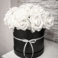 thumbnail image 2 of Rosa Artificial de espuma con varilla para decoración del hogar, 10/20/25/30 piezas, 8cm, ramo de decoración de boda de Arte de flores falsas para interior, 2 of 4