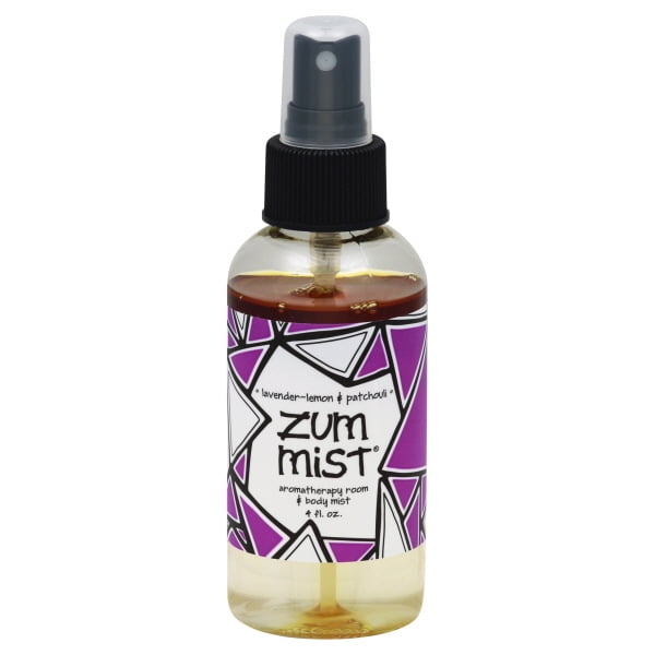 Indigo Wild Zum Mist Aromatherapy Spray, Lavender-Lemon and Patchouli, 4 Fluid Ounce Lavender-Lemon & Patchouli