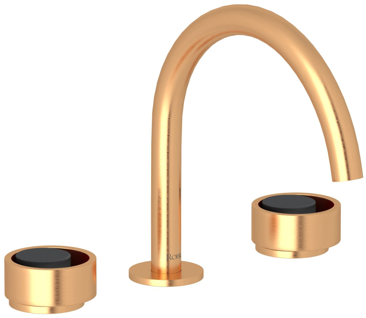 Rohl Ec08d3iw Eclissi 1.2 GPM Widespread Bathroom Faucet - Satin Gold ...